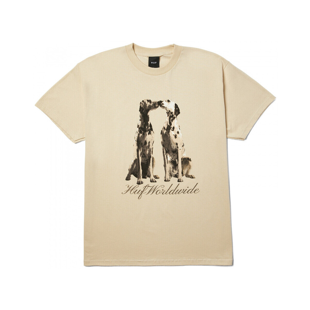 Huf  T-shirt dogged ss  Béžová