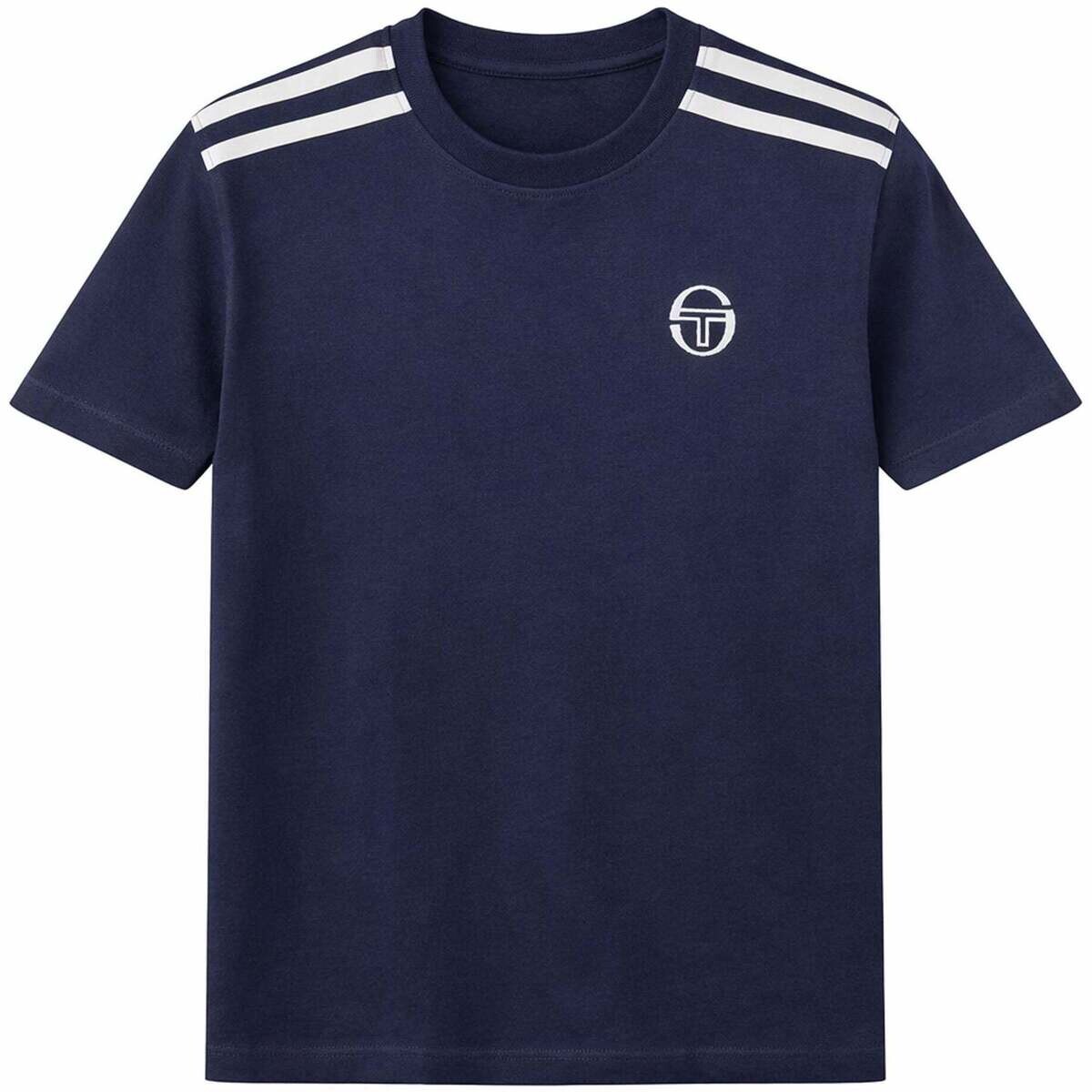 Sergio Tacchini  Locchi T-Shirt Maritime Blue/White  Modrá