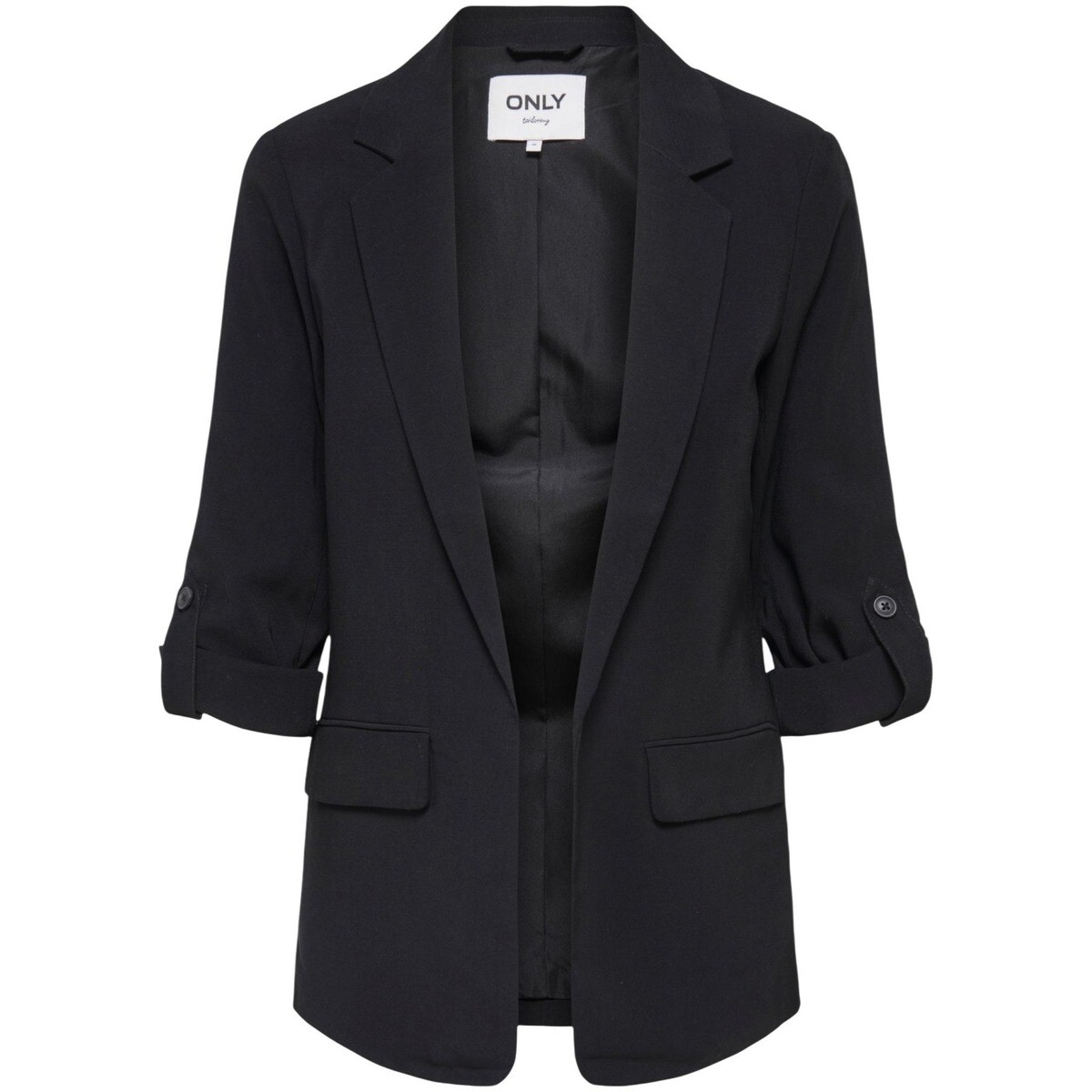 Only  ONLARIS LIFE 3/4 LOOSE BLAZER CC TLR 15310839  Černá