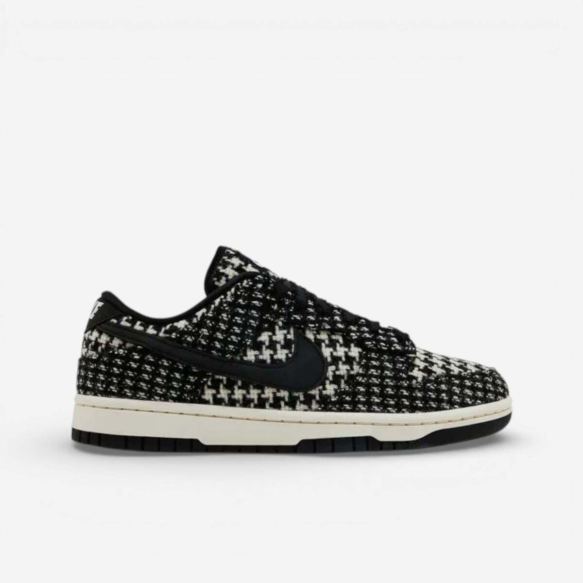 Nike  Dunk Low Harris Tweed White Black Multi (Women's)  Černá