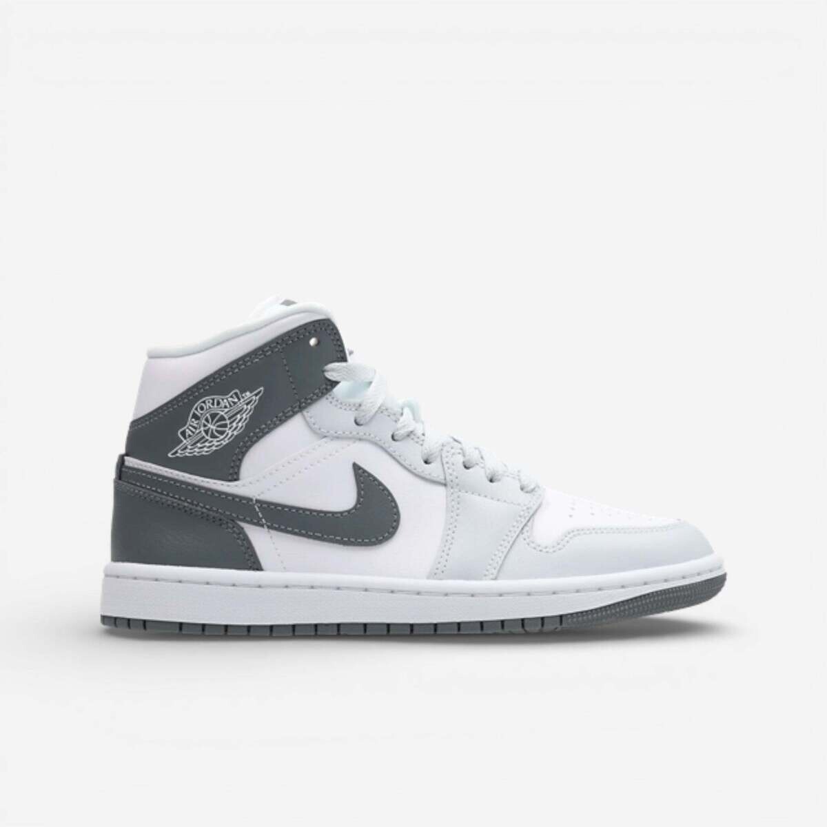 Nike  Jordan 1 Mid White Smoke Grey (Women's)  Bílá