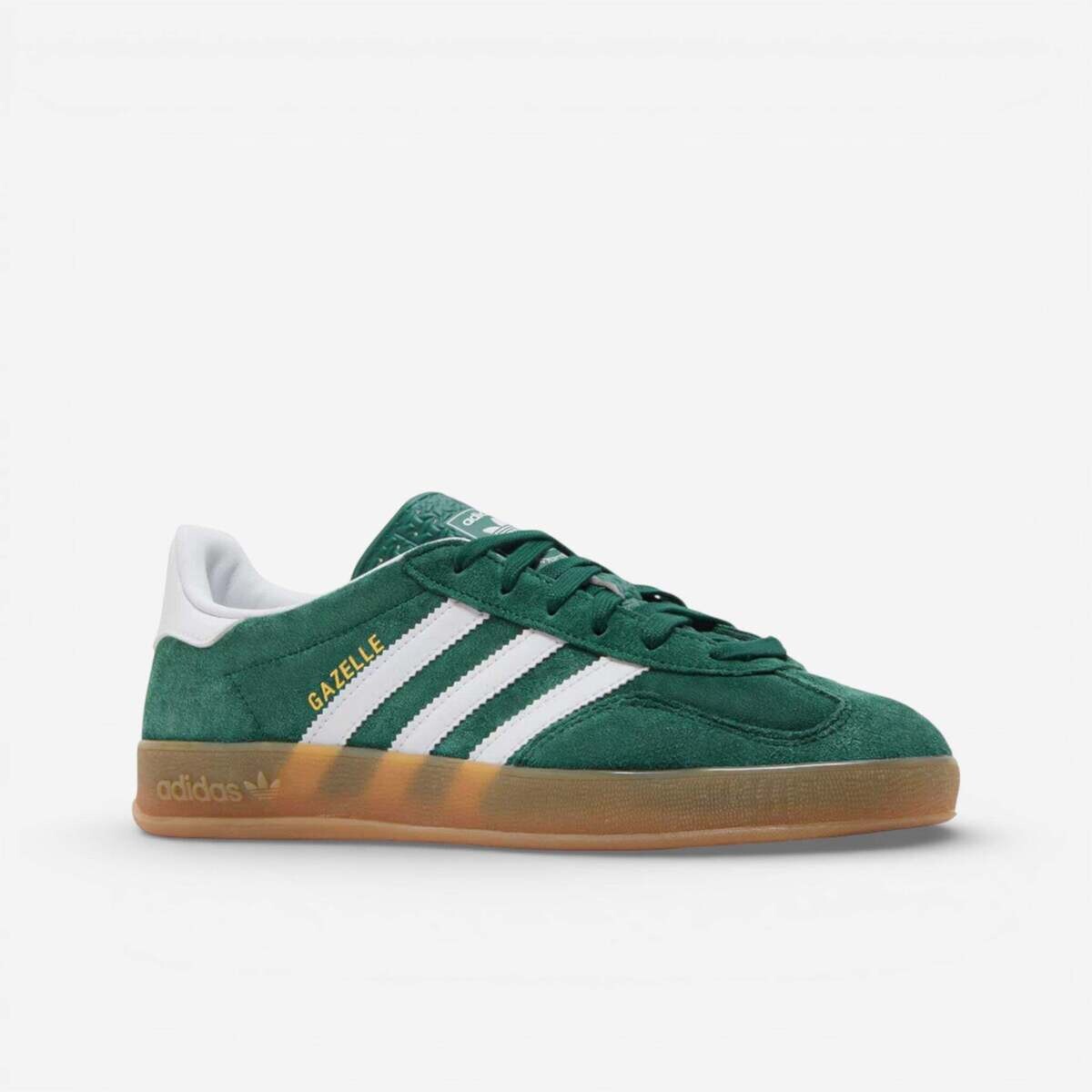 adidas  Gazelle Indoor Collegiate Green Cloud White Gum  Bílá