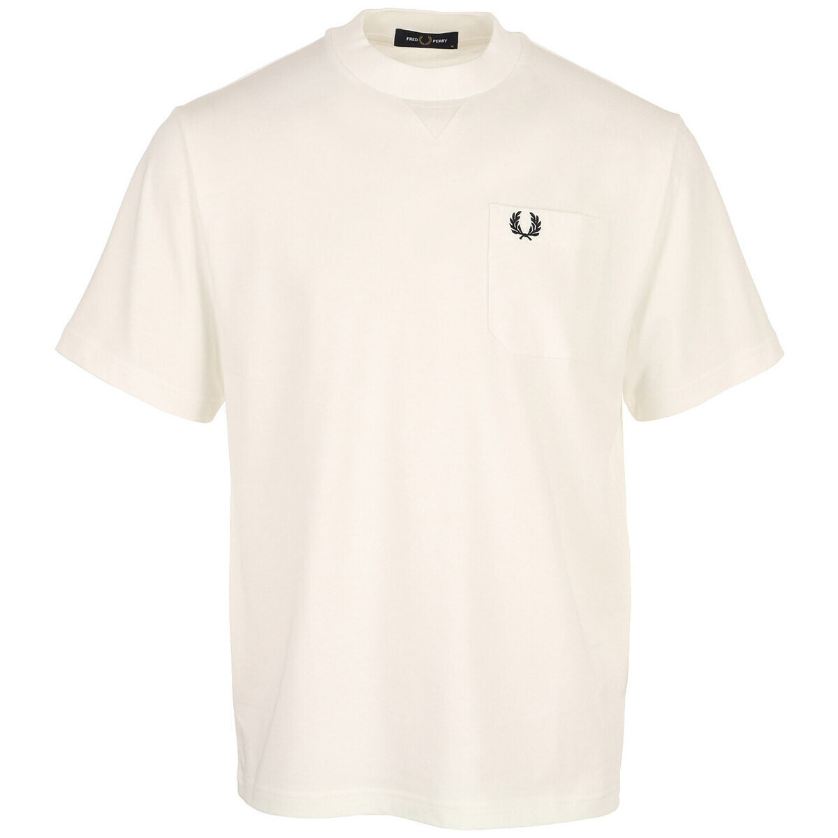 Fred Perry  Pocket Detail Tee Shirt  Bílá
