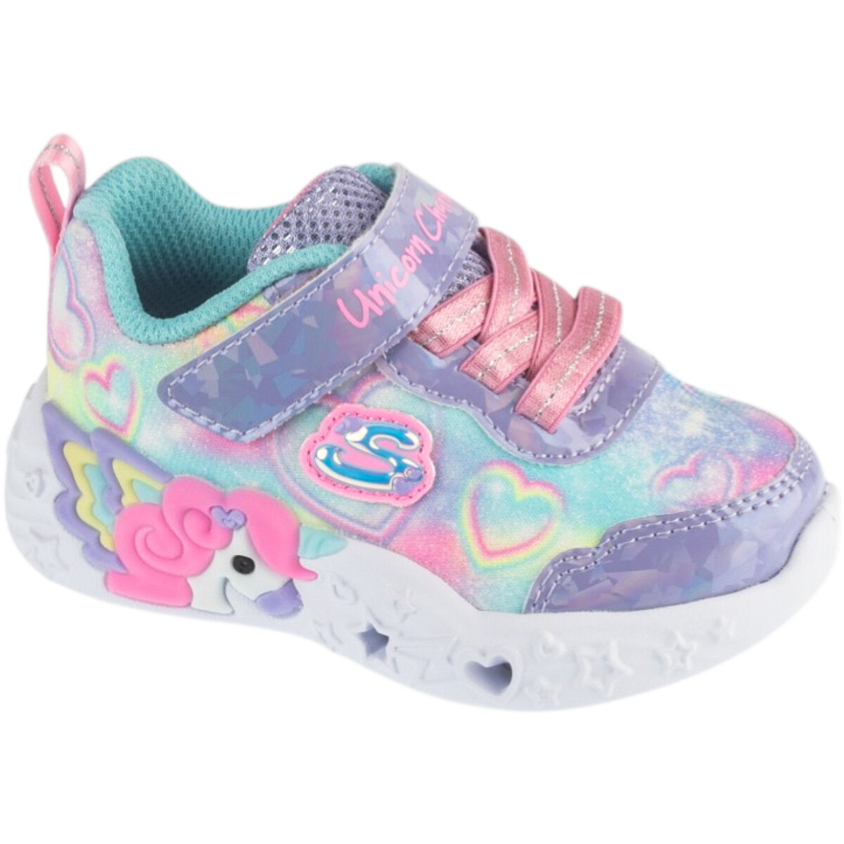 Skechers  Unicorn Charmer - Lil Heart Sparkles  Fialová