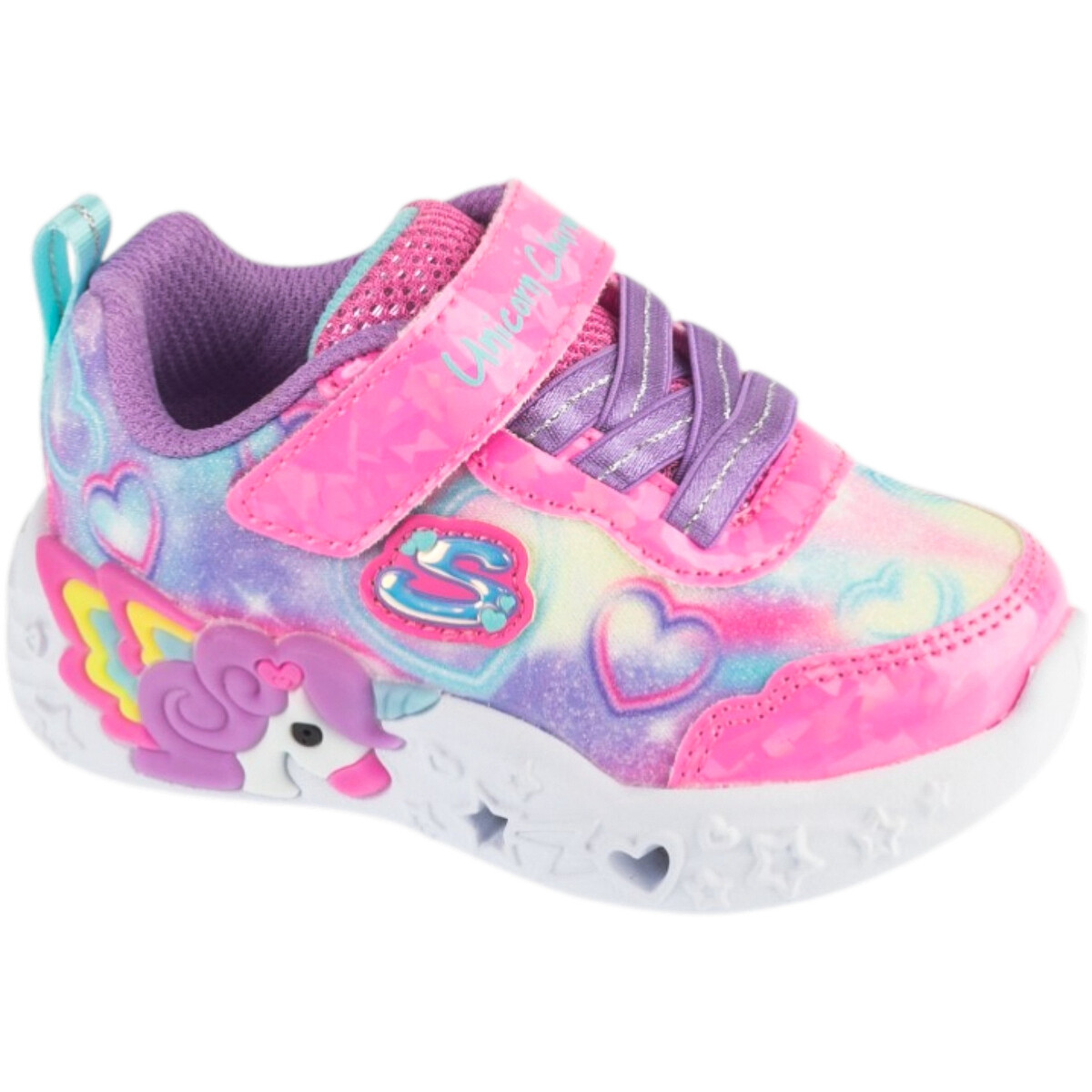 Skechers  Unicorn Charmer - Lil Heart Sparkles  Růžová