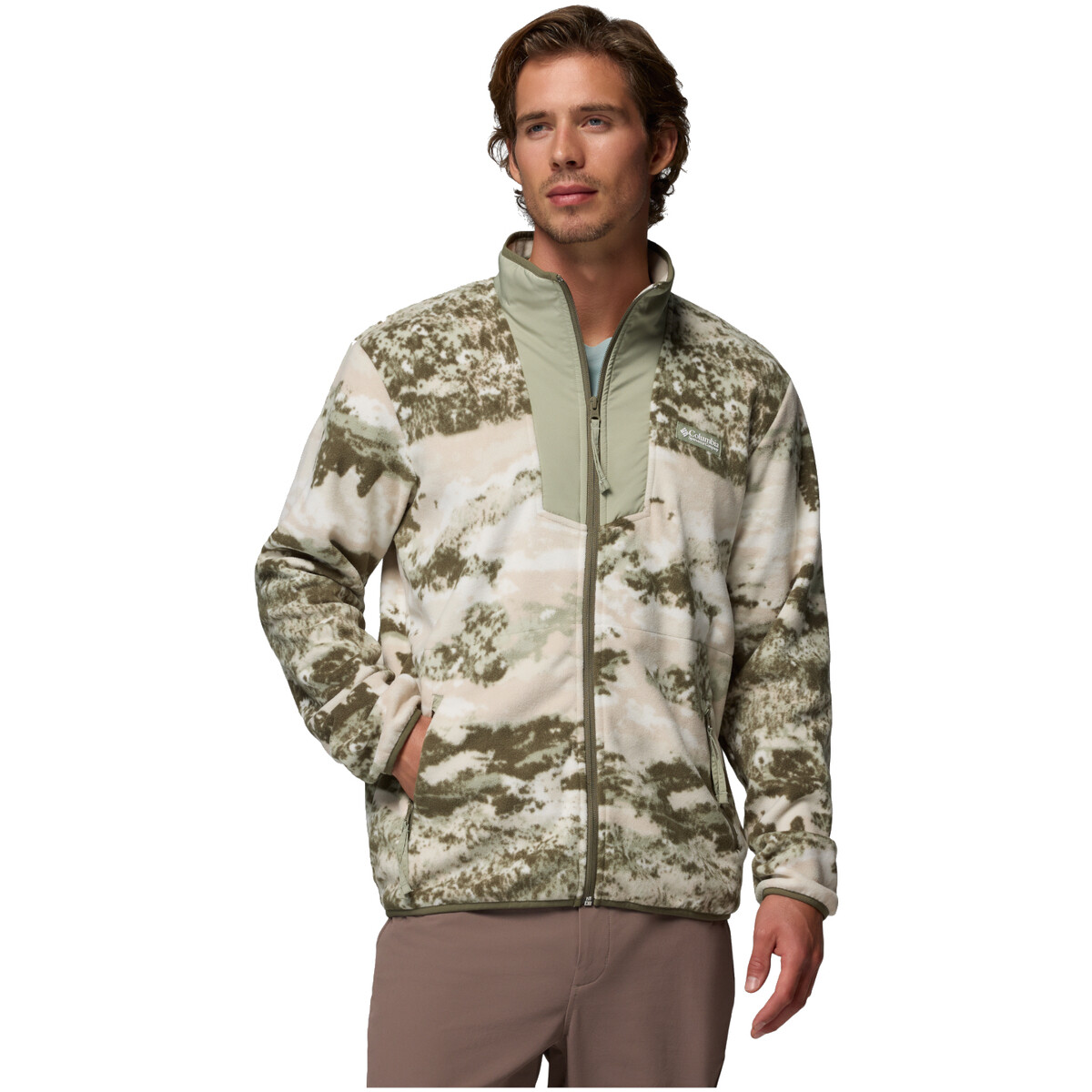 Columbia  Sequoia Grove Printed Full Zip Fleece  Zelená