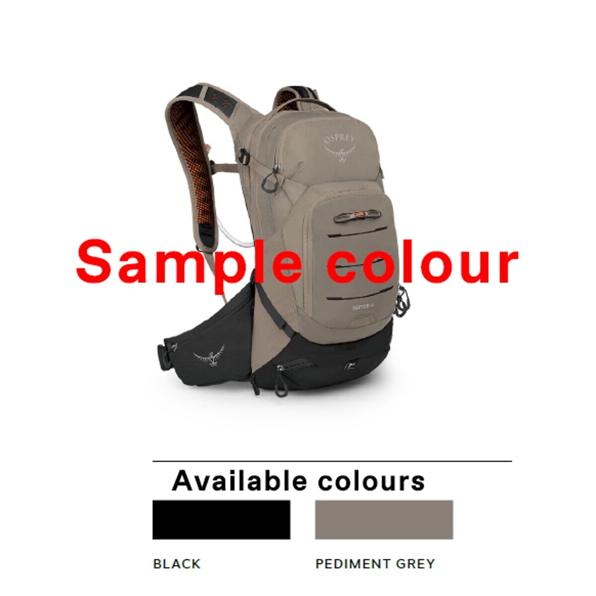 OSPREY BATOH RAPTOR 14 BLACK (10006445)