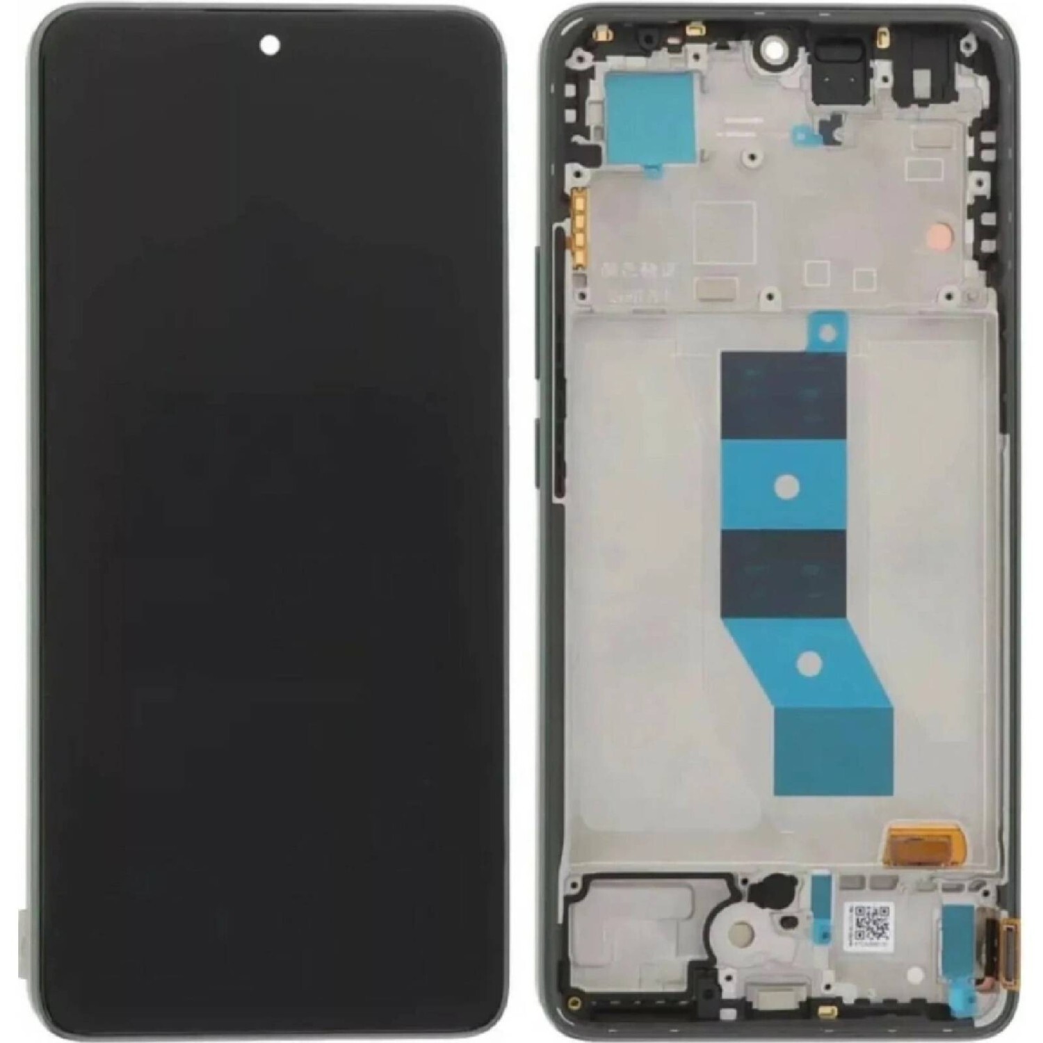 LCD display + dotyková deska + přední kryt pro Poco M7, black (Service Pack)