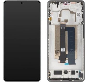 LCD display + dotyková deska + přední kryt pro Xiaomi 15T, rose gold (Service Pack)