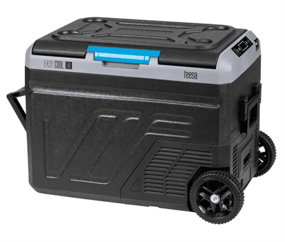 Chladící box TEESA TSA6005 50l, 12V/24V/230V/baterie, kola, kompresor, mražení, Bluetooth