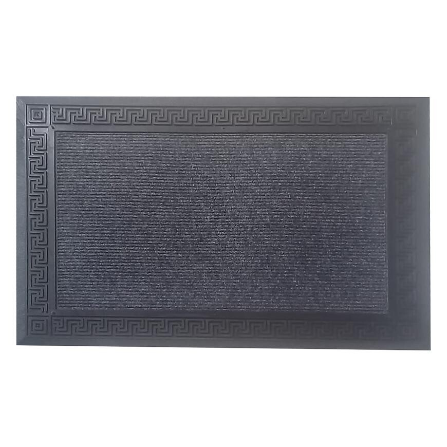 Textilní rohožka Greek Stripe 40x60 cm szary