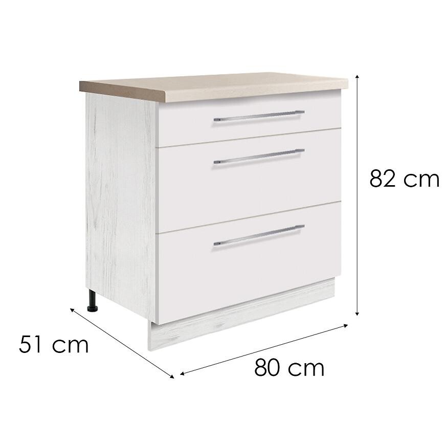 Kuchyňská skříňka Creativa 22D bílá