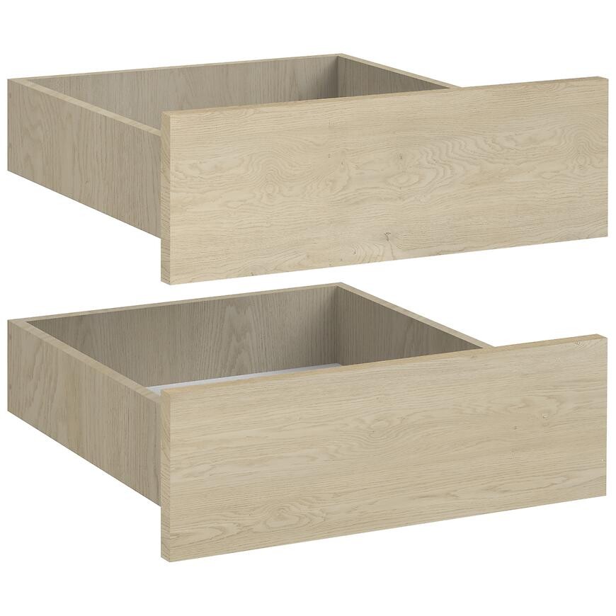 Sada zásuvek do šatní skříně Braga 2 (2 KS) dub cremona