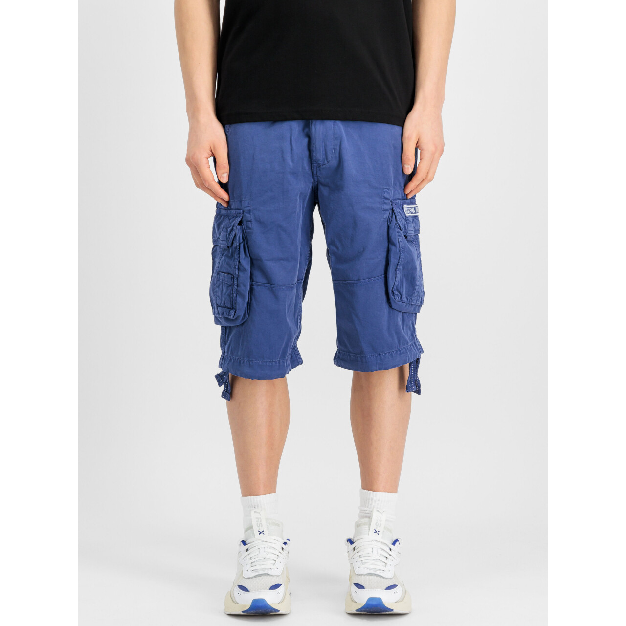 Kraťasy Alpha Industries Jet Short - modré, 28