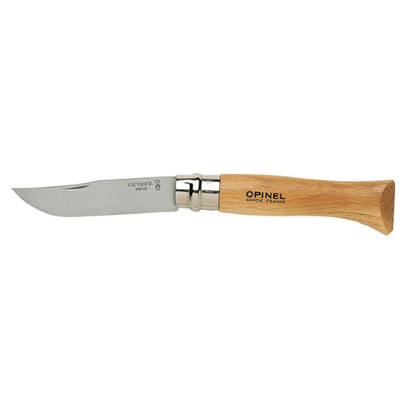 Nůž Opinel VRI INOX No.09 Buk - hnědý-stříbrný