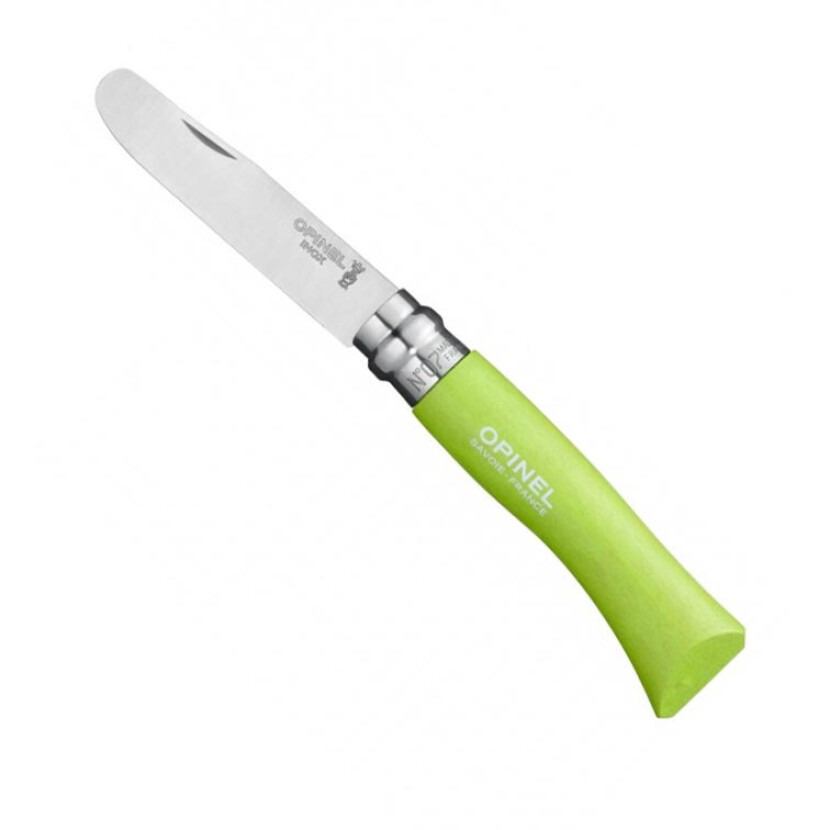Nůž dětský Opinel VRI INOX No.07 Habr - zelený-stříbrný