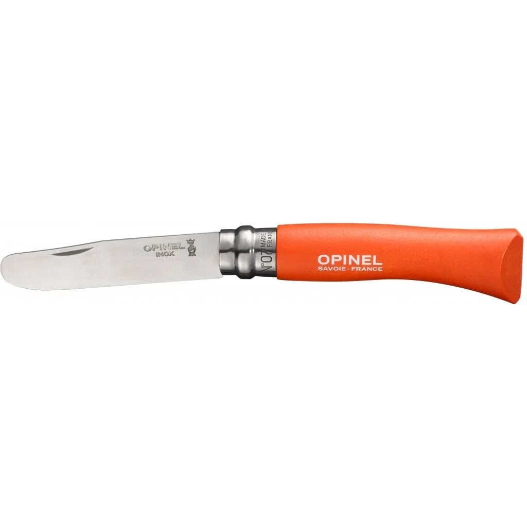 Nůž dětský Opinel VRI INOX No.07 Habr - oranžový-stříbrný