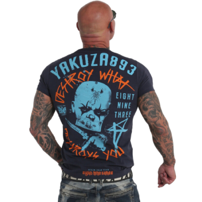 Triko pánské Yakuza DWDY - navy-modré, M