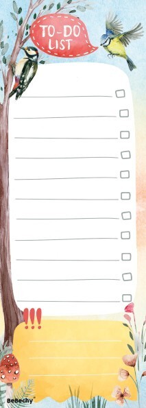 BeBechy To-Do List - Ptáčci - BBL04-3