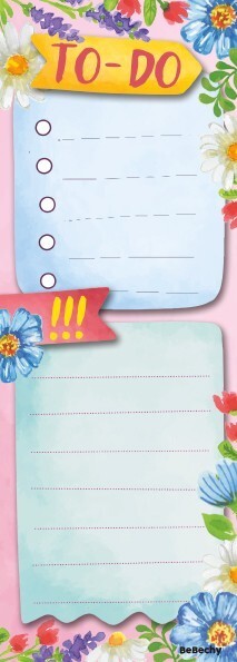 BeBechy To-Do List - Barevný - BBL04-5
