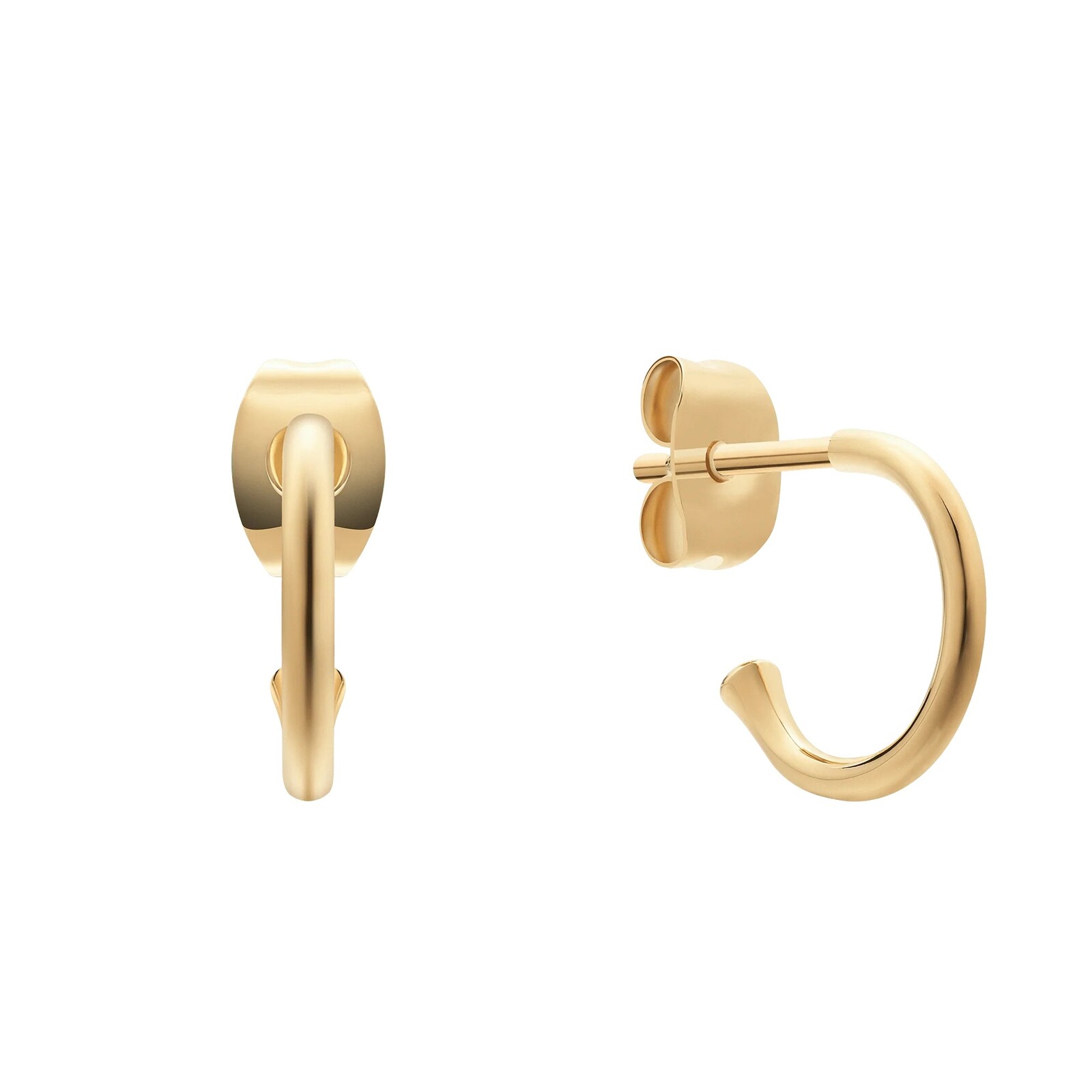 Daniel Wellington Pozlacené kruhové náušnice Charms DW00400768