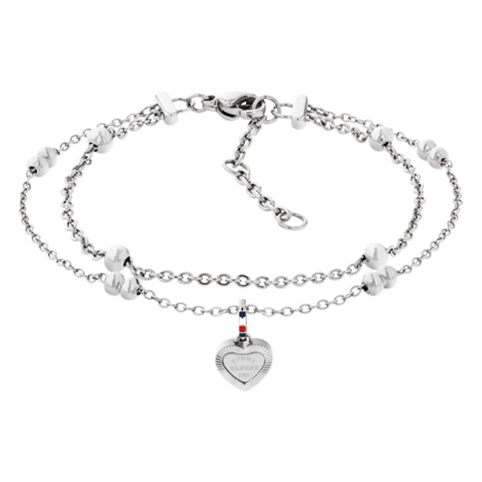 Tommy Hilfiger Módní ocelový dvojitý náramek Layered 2781011