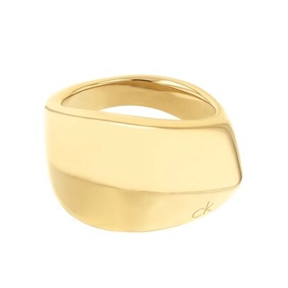 Calvin Klein Pozlacený prsten Sculpted 35000822 54 mm