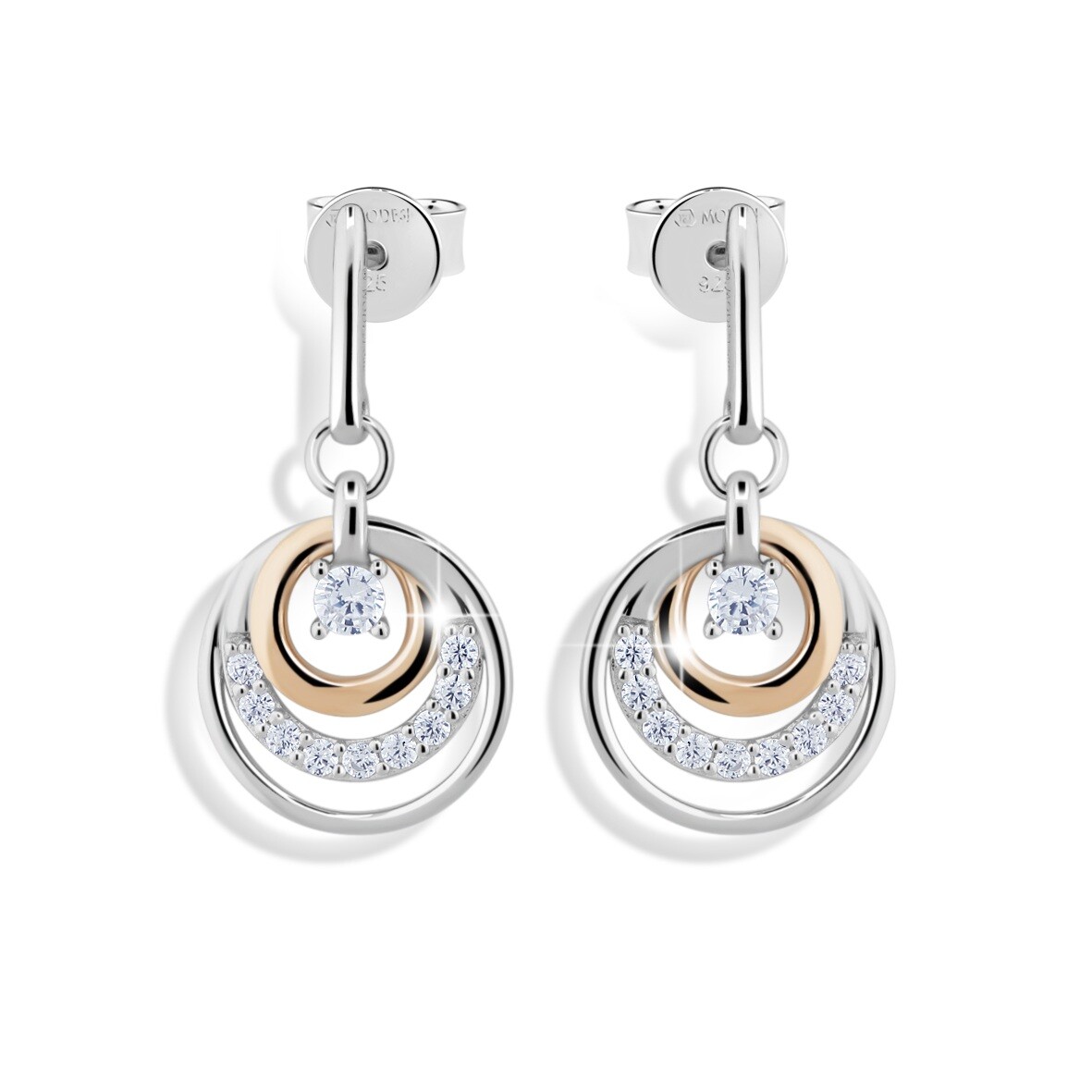 Modesi Náušnice J230CZ-RN