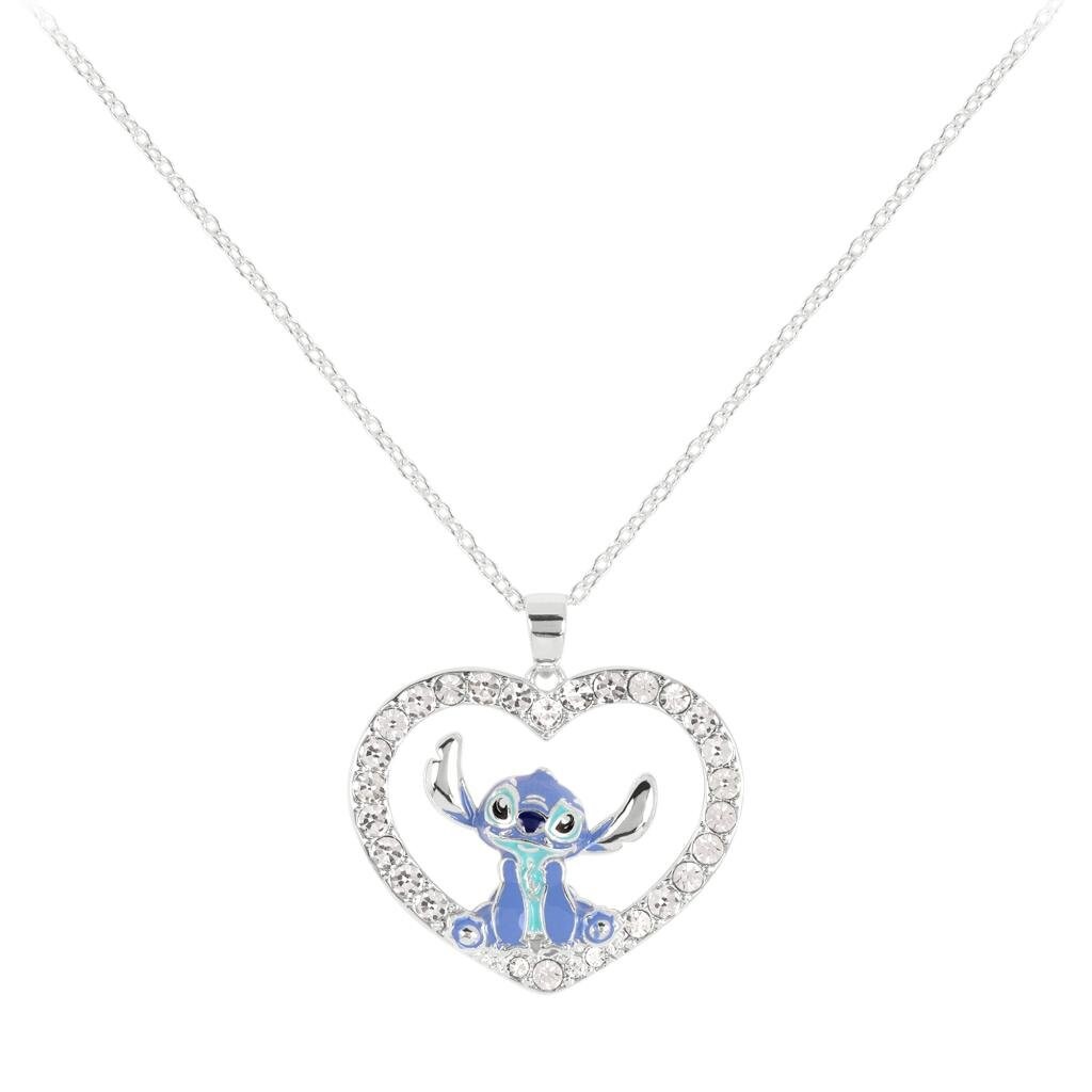 Disney Třpytivý náhrdelník s přívěskem srdce Lilo & Stitch CF01306SL-Q.PH
