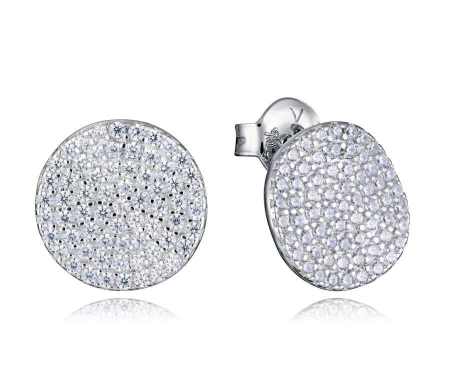 Viceroy Blyštivé stříbrné pecky s kubickými zirkony 13211E000-30