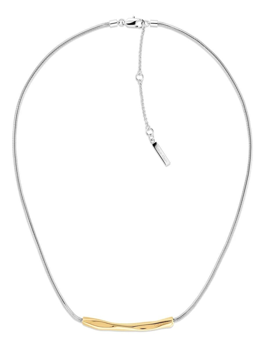 Calvin Klein Bicolor náhrdelník z oceli Gradient Waves 35000945