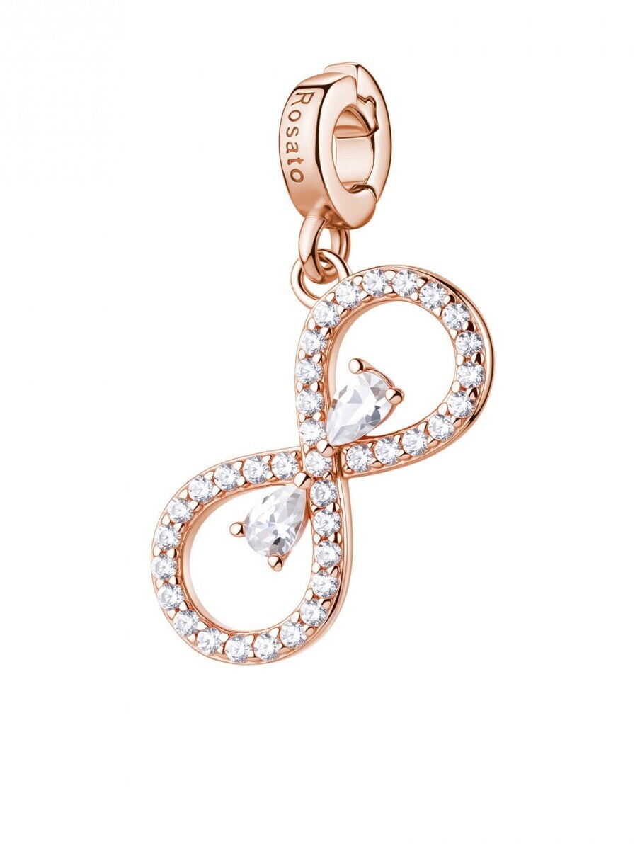 Rosato Pozlacený přívěsek Nekonečno s kubickými zirkony Storie RZ263