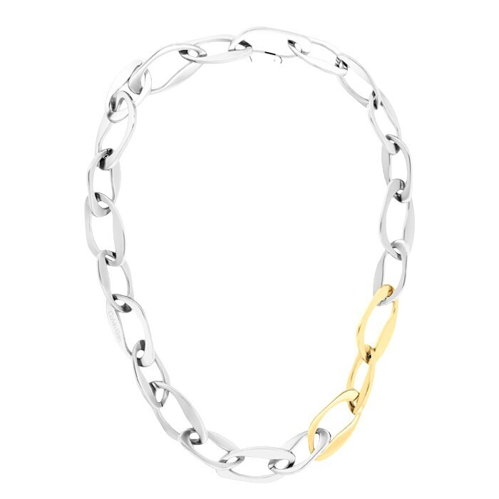 Calvin Klein Masivní bicolor náhrdelník z oceli Harmonious Connection 35000802