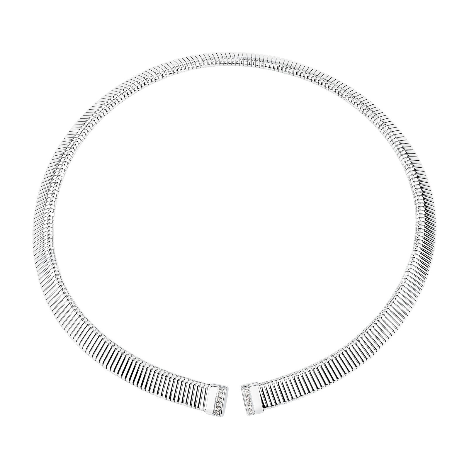 Morellato Pevný ocelový náhrdelník s krystaly Onda SAZP02