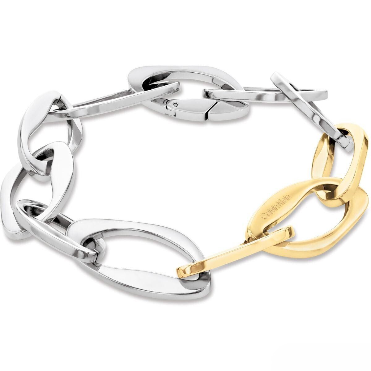 Calvin Klein Výrazný bicolor náramek Harmonious Connection 35000803