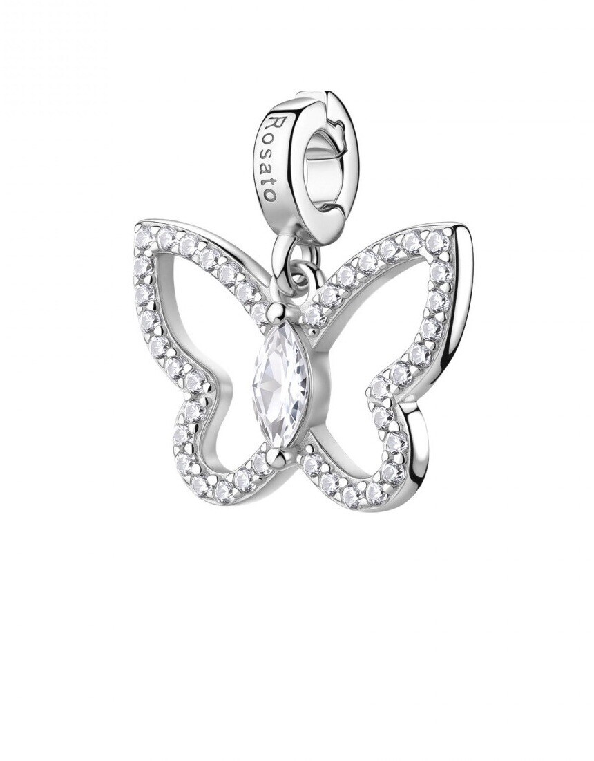 Rosato Stříbrný přívěsek Motýlek s kubickými zirkony Storie RZ264R