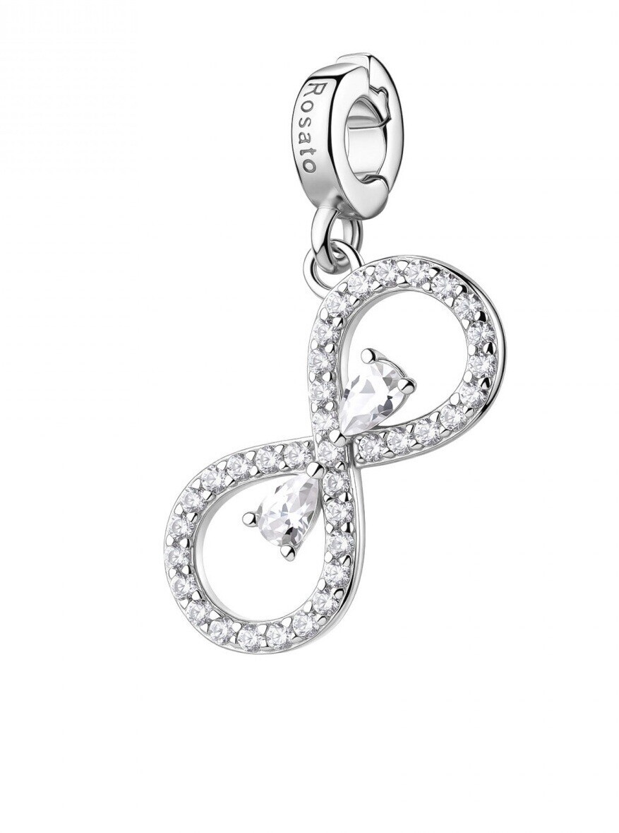 Rosato Stříbrný přívěsek Nekonečno s kubickými zirkony Storie RZ263R
