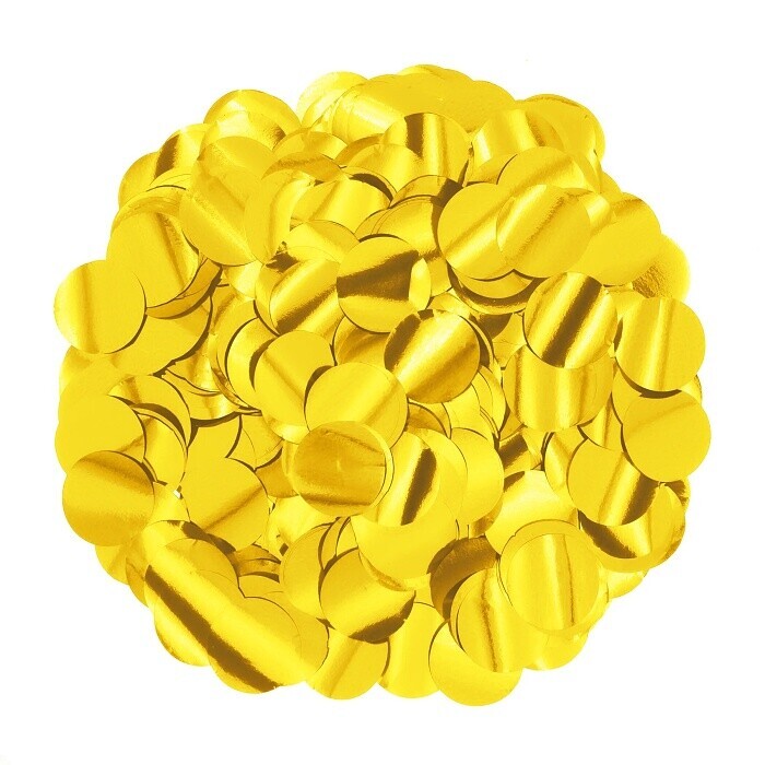 Konfety kolečka zlatá 500 g