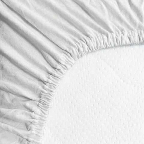 Prostěradlo jersey LUX 180x200 bílé TT120 Idea