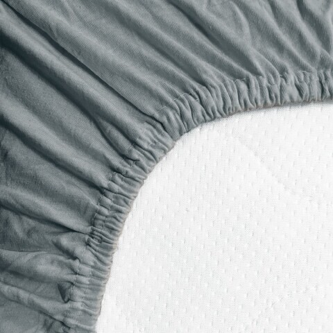 Prostěradlo jersey LUX 180x200 světle šedé TT121 Idea