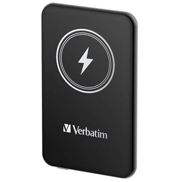 VERBATIM Charge 'n' Go Magnetic Wireless Power Bank 5000 Black