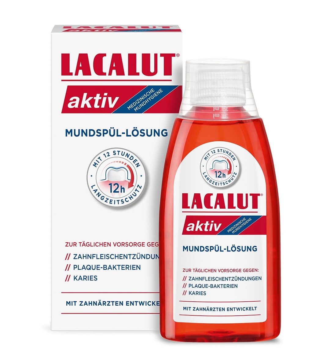 Lacalut Ústní voda Aktiv Mouthwash 300 ml