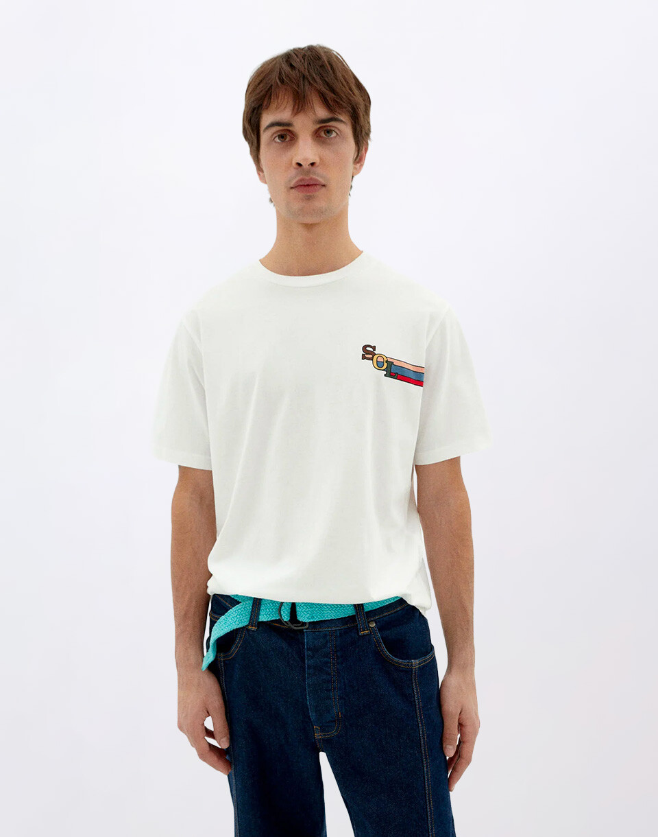 Thinking MU Sol Colors Zach T-Shirt WHITE S