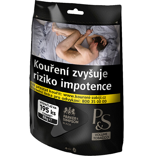 Tabák cigaretový P&S Black 88g