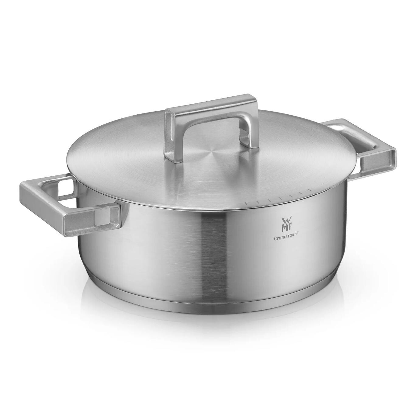 Nízký kastrol ULTIMATE COOL 24 cm, 4,1 l, stříbrná, nerezová ocel, WMF