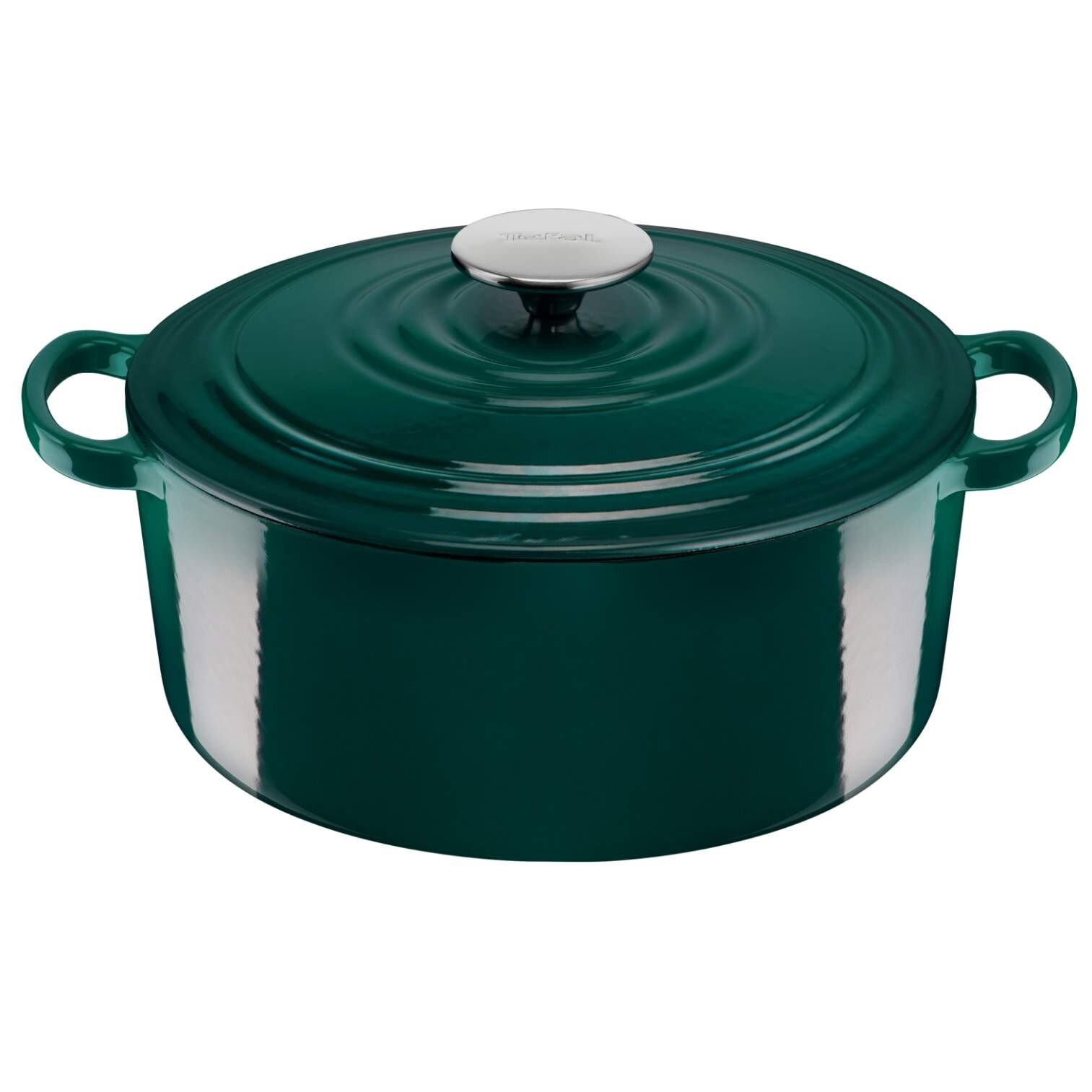 Litinový hrnec Tefal Elegance 24 cm E2764604 zelený