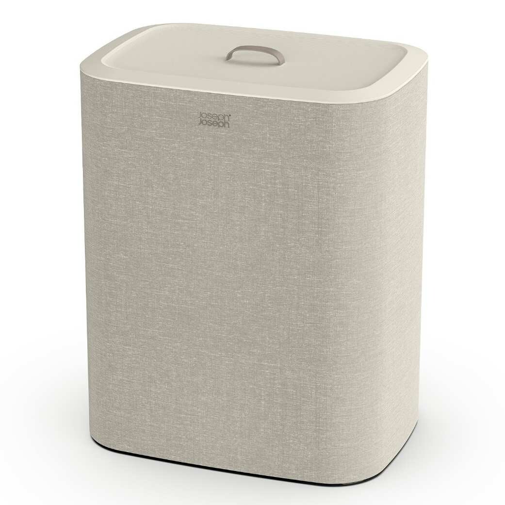 Koš na prádlo TOTA 50020 90 l, ecru, textil, Joseph Joseph
