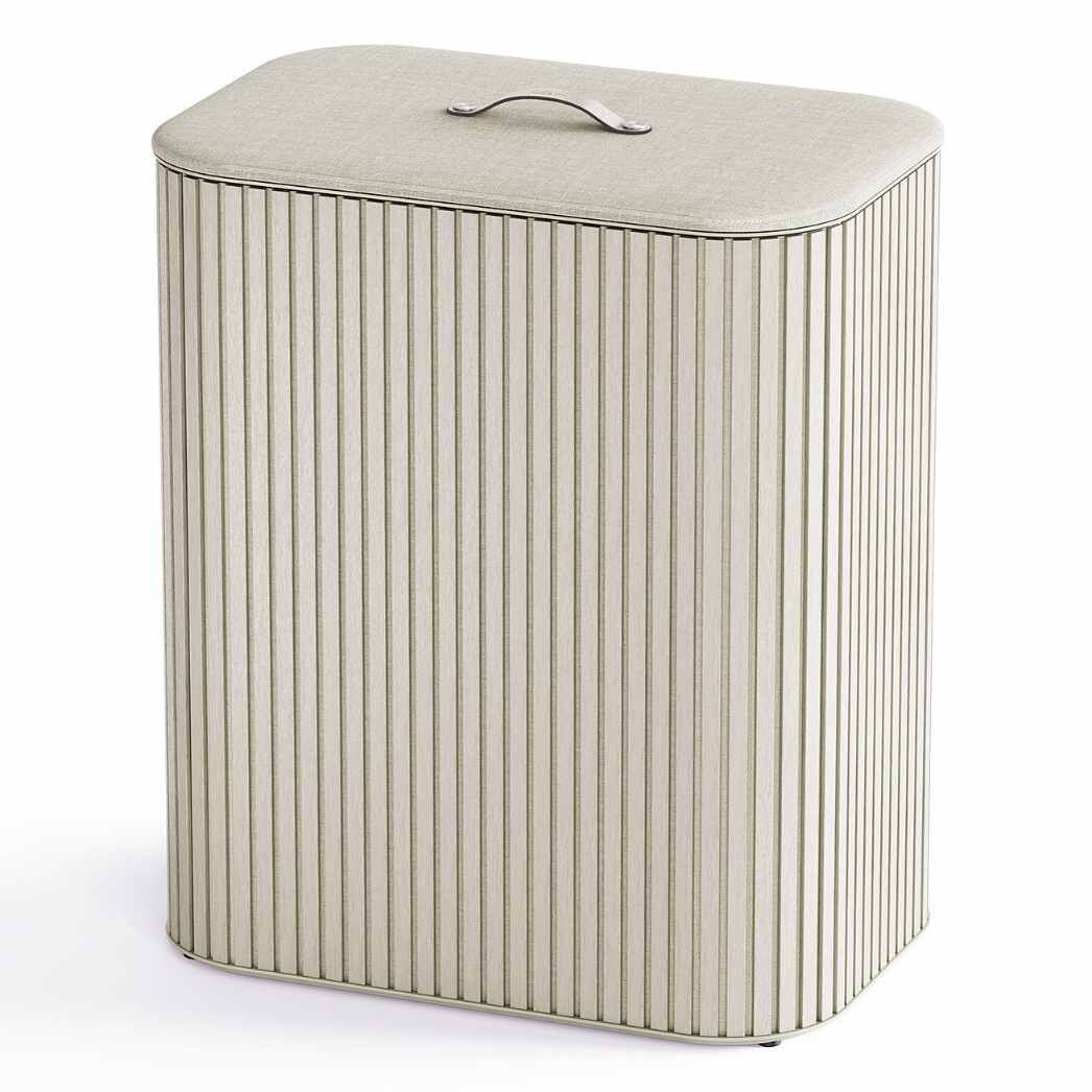 Koš na prádlo TOTA LUXE 5000005 90 l, ecru, bambus, Joseph Joseph
