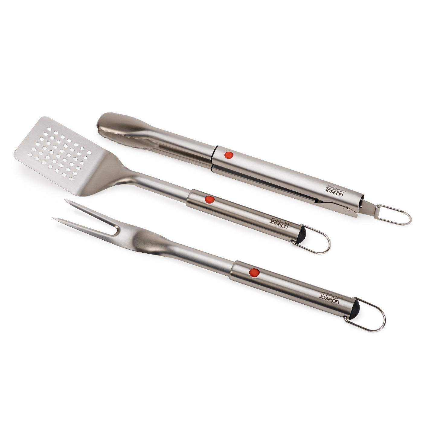 Grilovací náčiní GRILLOUT 2000004, sada 3 ks, nerezová ocel, Joseph Joseph