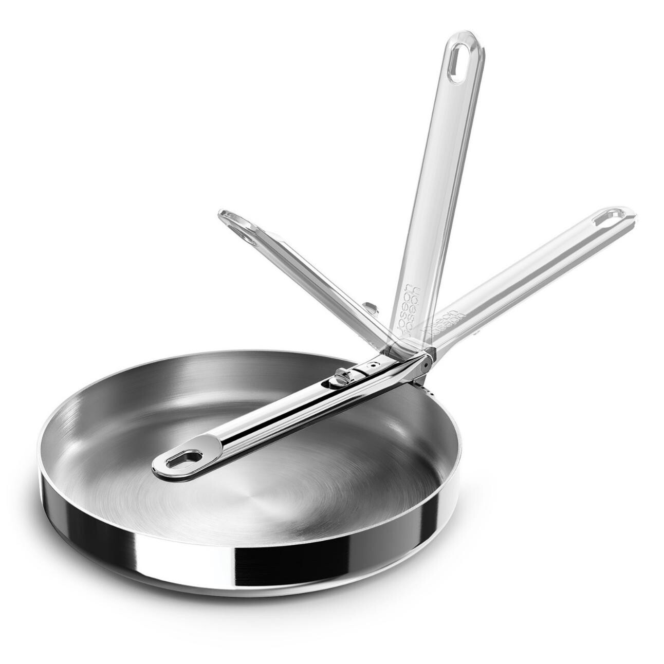 Pánev na smažení SPACE 1000025 24 cm, stříbrná, nerezová ocel, Joseph Joseph